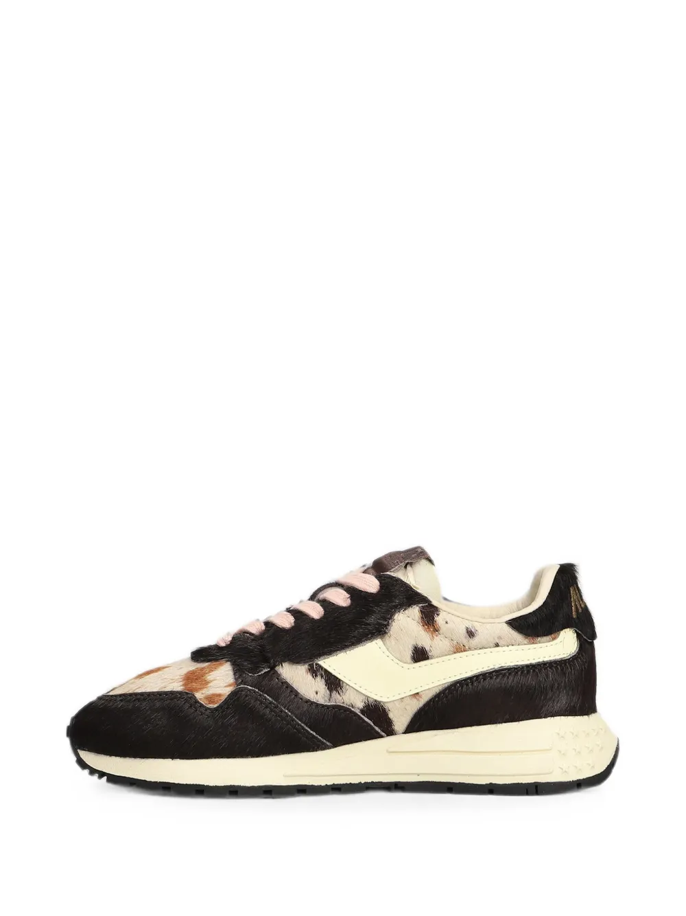 Autry Reelwind Low animal-print calf-hair sneakers Bruin