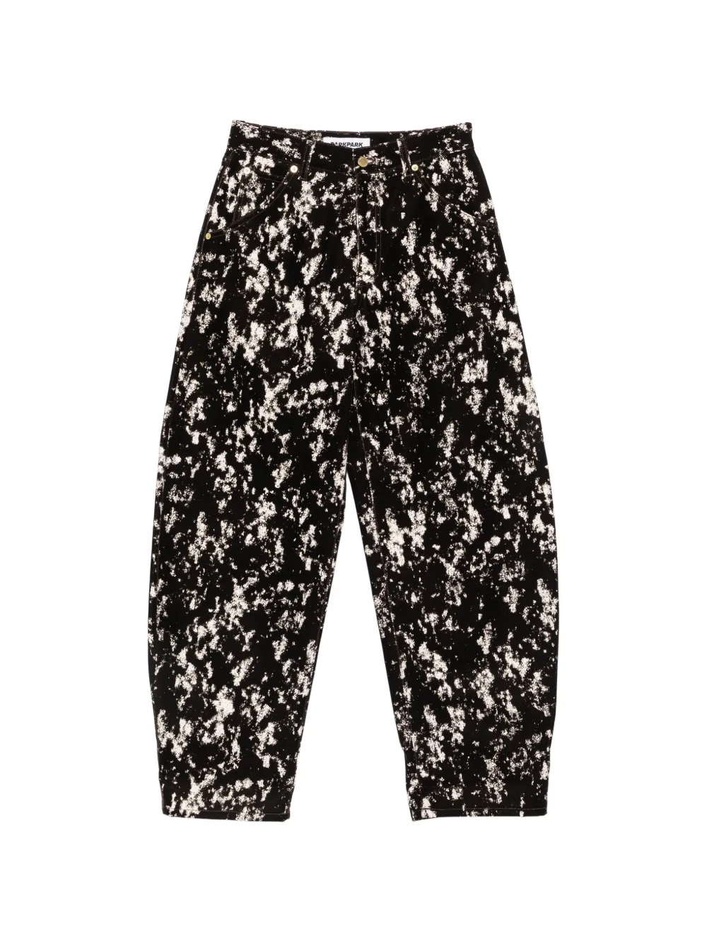Darkpark Khris Barrel-leg Jeans In Black