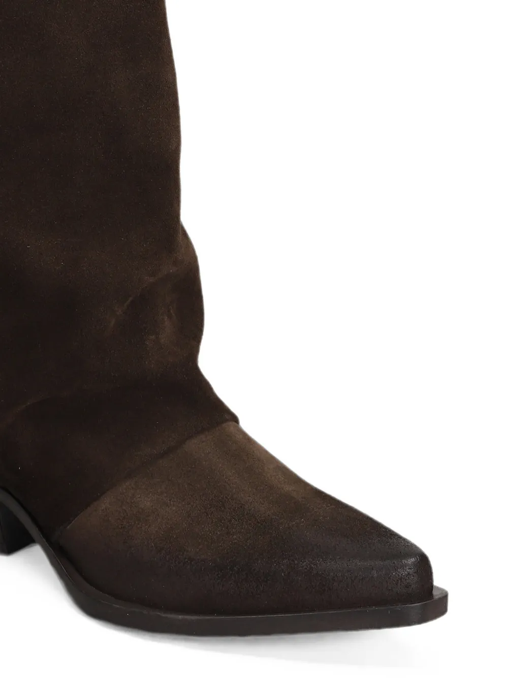 Metisse calf suede western-style boots Bruin