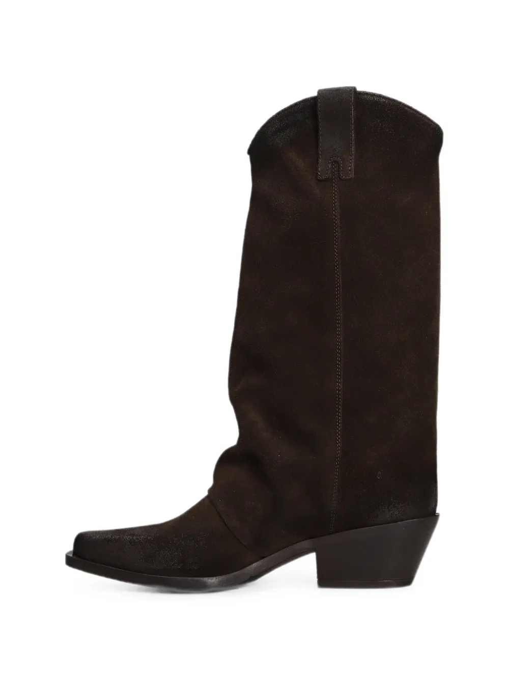 Metisse calf suede western-style boots Bruin