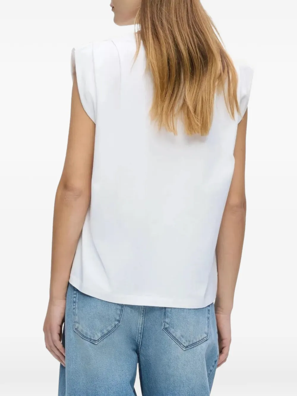 Karl Lagerfeld Tanktop met logoprint Wit