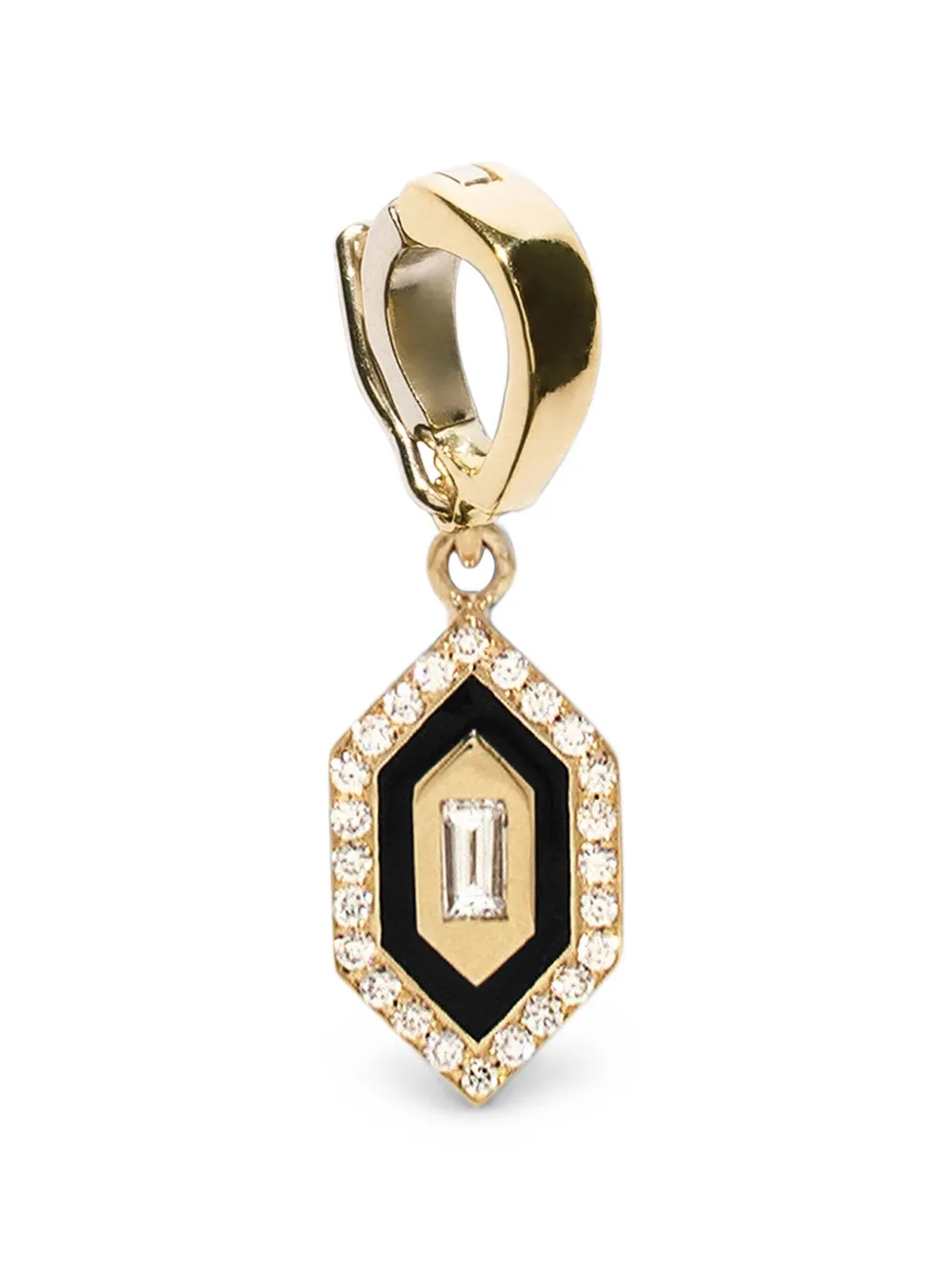 Azlee diamond and enamel charm