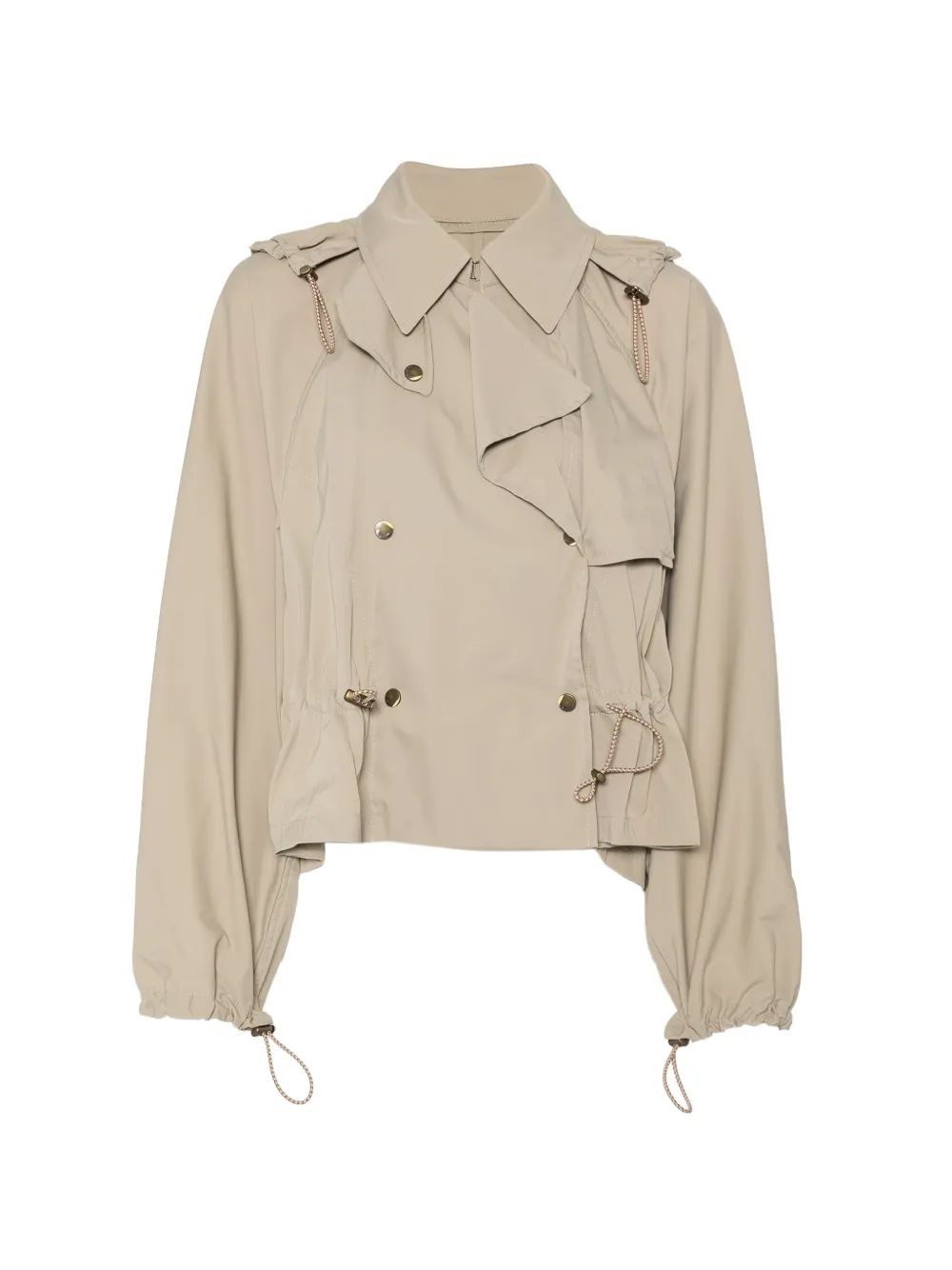 Burberry drawstring-waist jacket