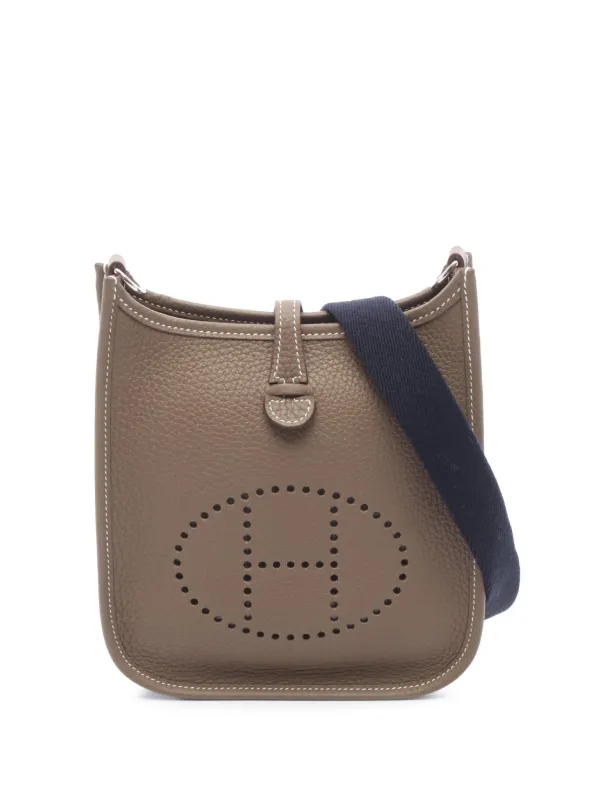 Hermès Pre-owned 2025 Clemence Evelyne 16 Amazone Crossbody Bag in Brown