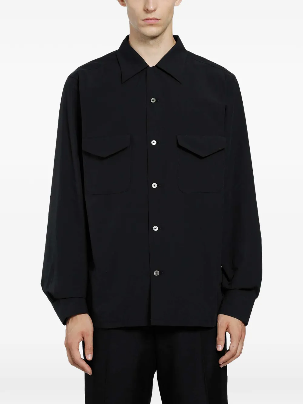 TAIGA TAKAHASHI Lot.101 open-collar shirt