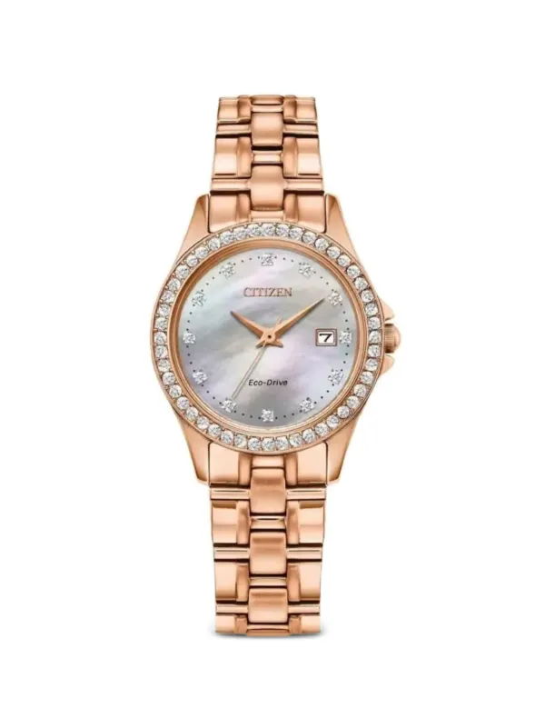 Citizens of Humanity Classic Crystal-embellished 28mm Watch in Neutrals