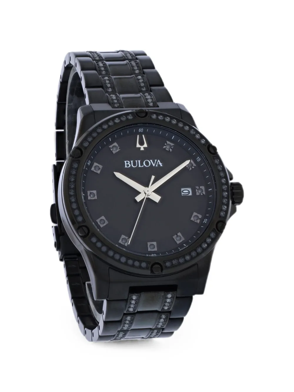 Bulova Crystal 42mm watch - Nero