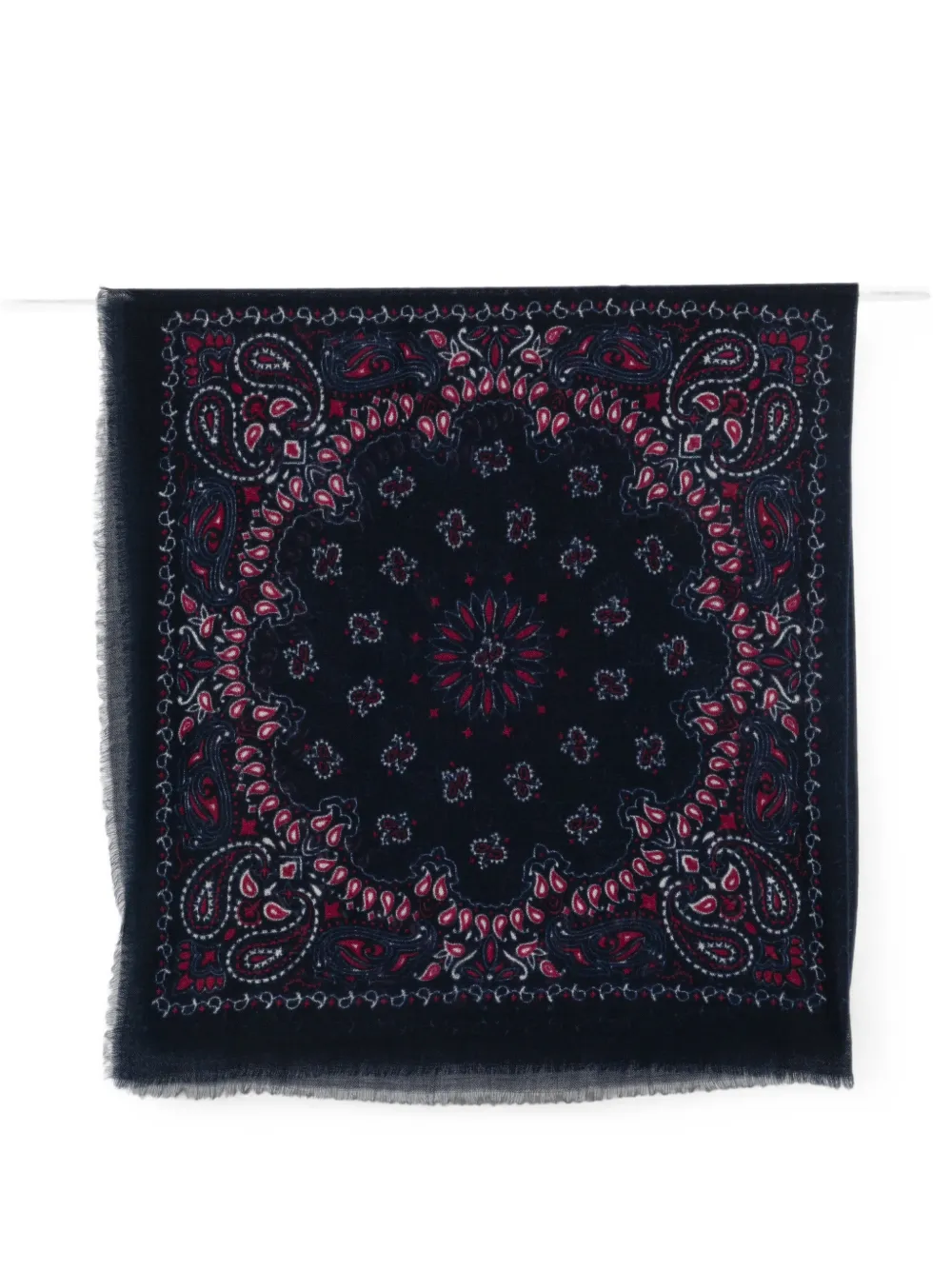 SGOMBERO CANTINE paisley-print wool scarf - Blau