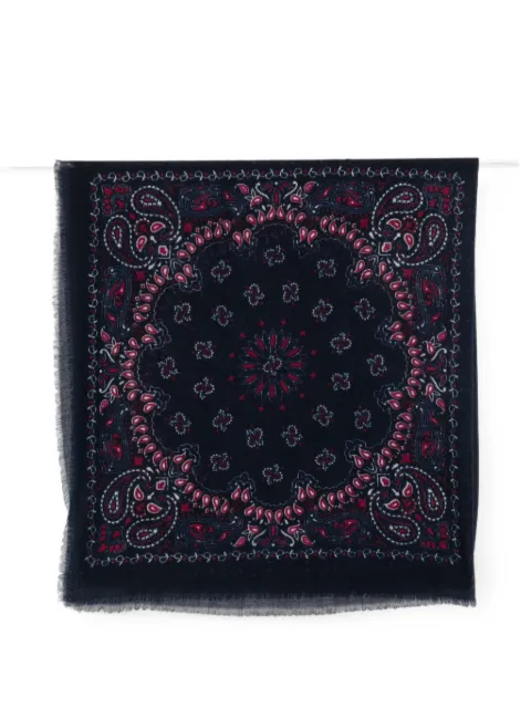 SGOMBERO CANTINE paisley-print wool scarf