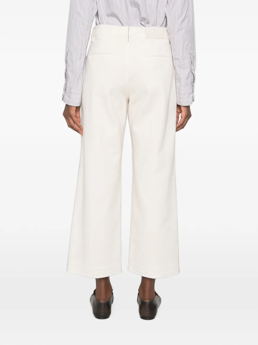 Brunello Cucinelli Broek met riemlussen Beige