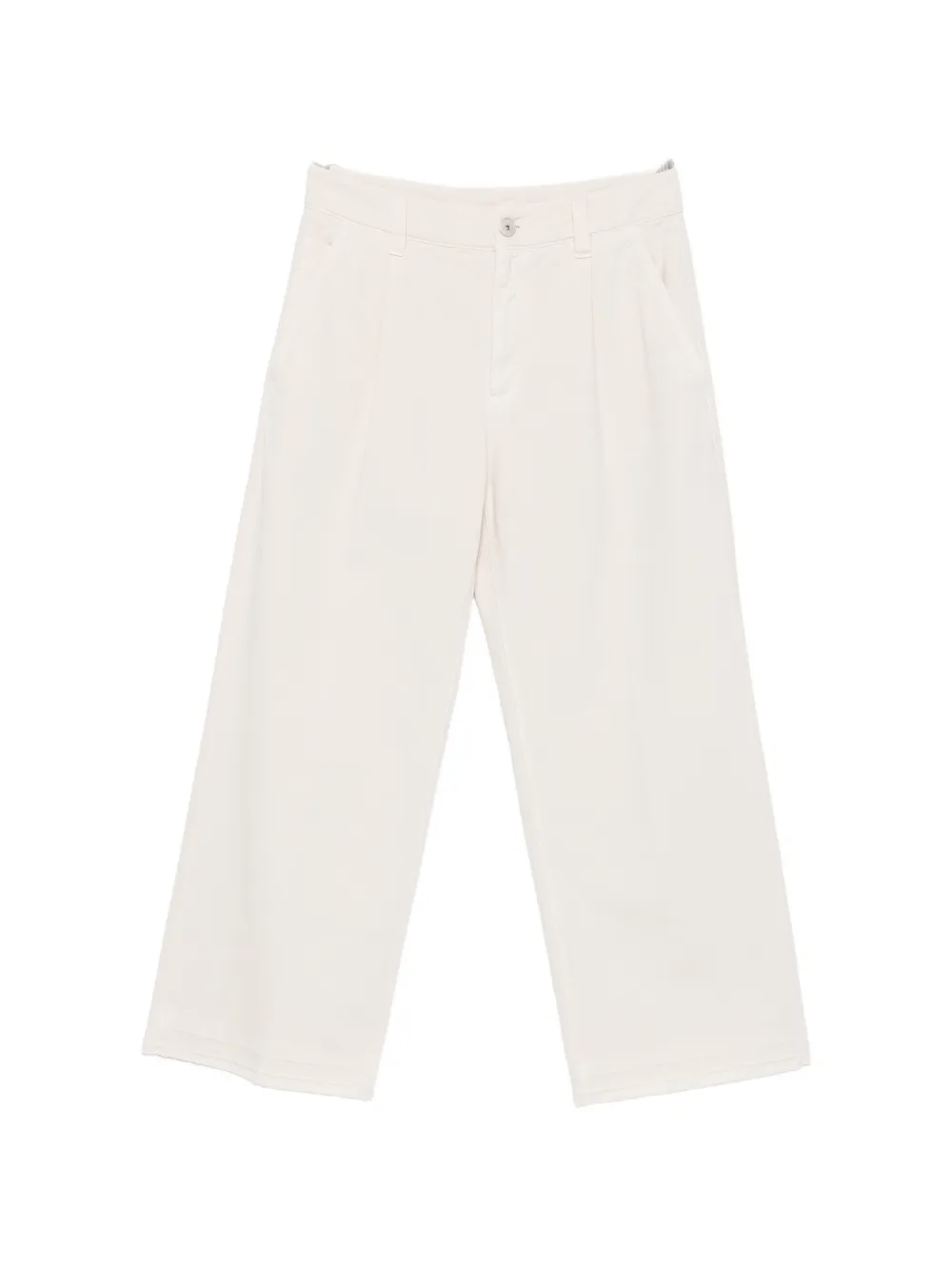 Brunello Cucinelli belt-loops trousers - Nude