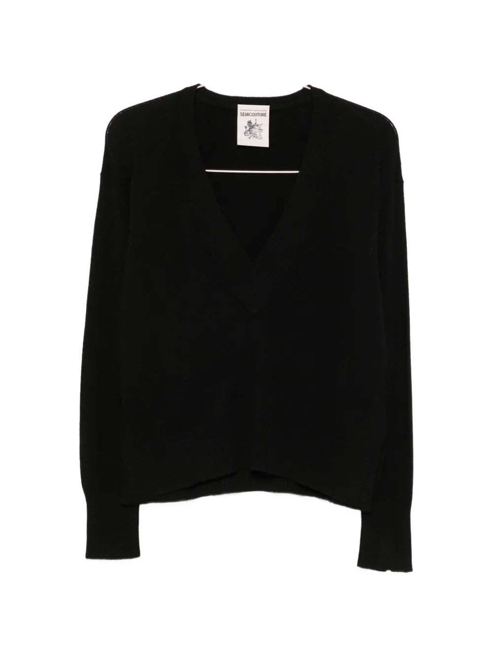 Semicouture Bertha Sweater In Black