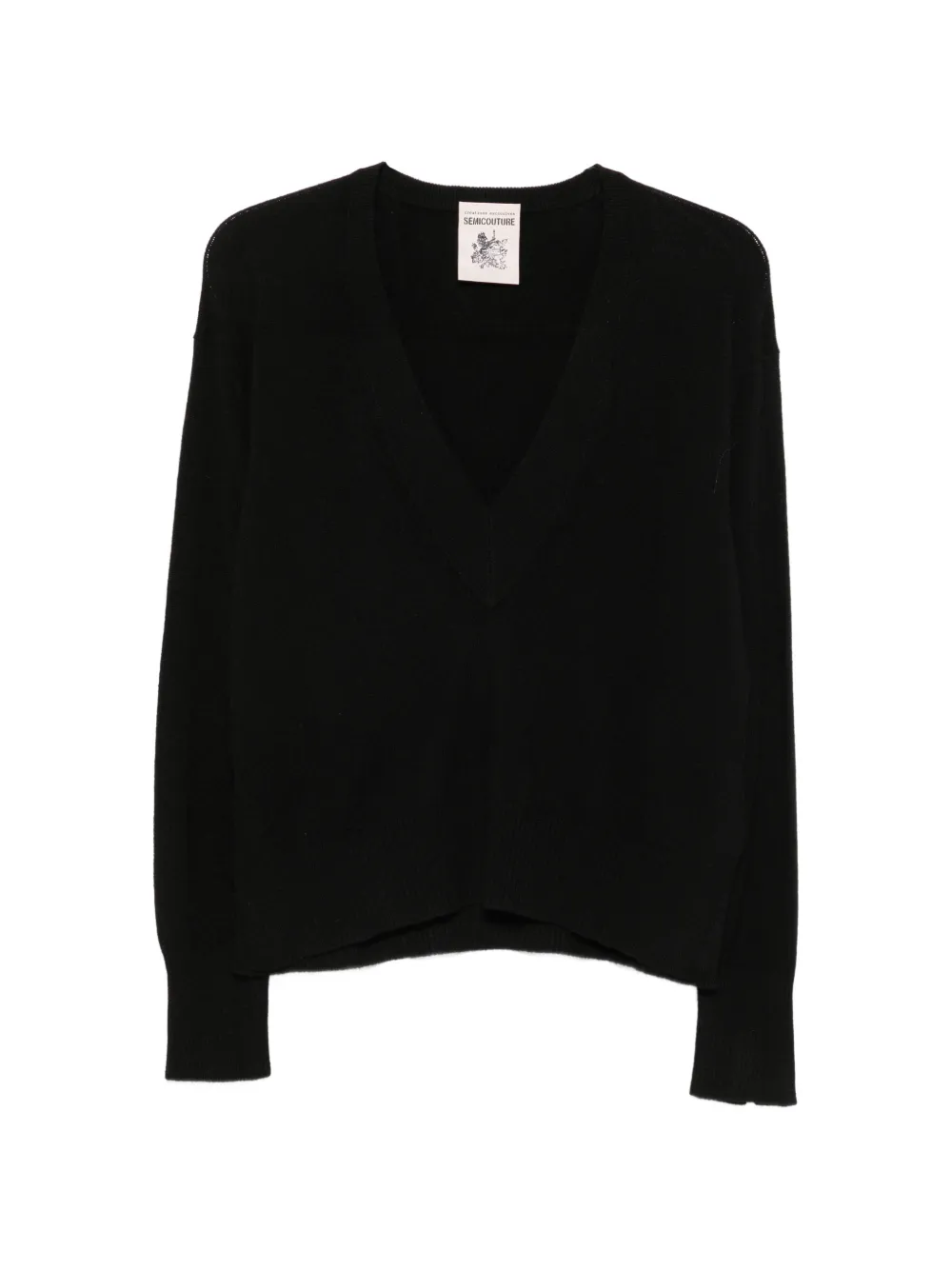 Semicouture Bertha sweater - Nero