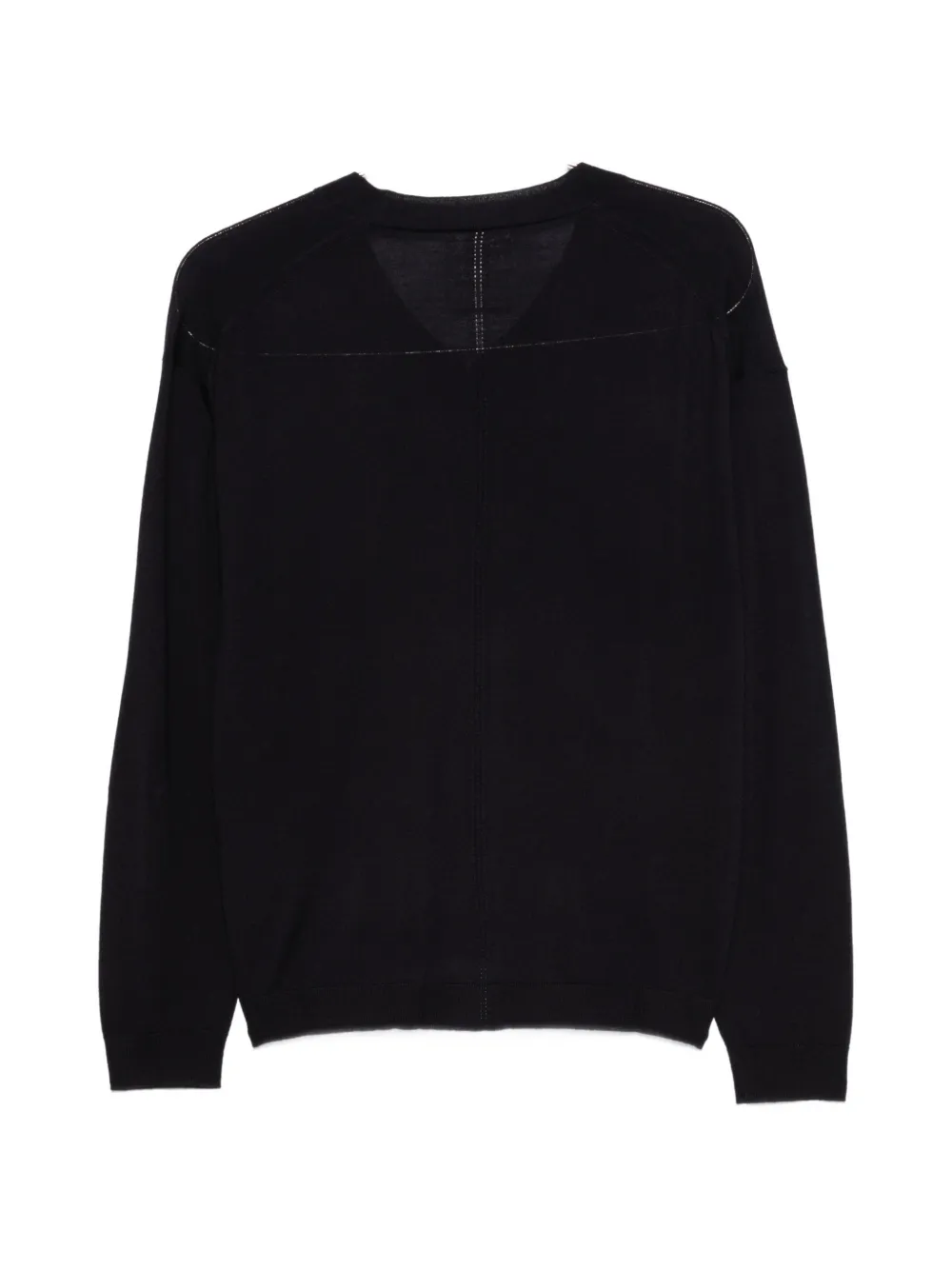 Semicouture Sweater met V-hals Blauw