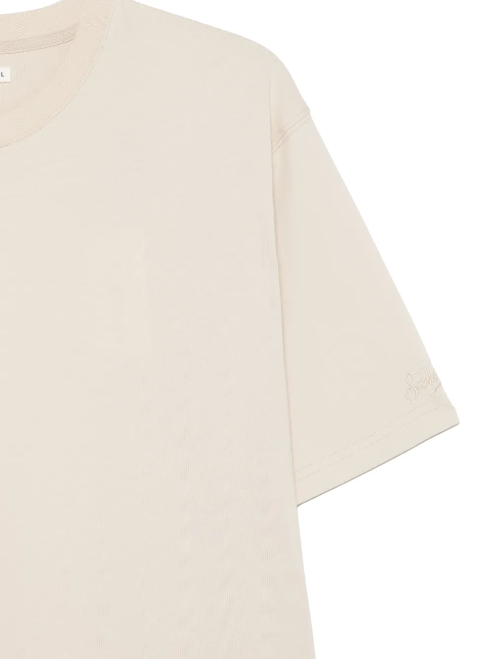 MC2 Saint Barth Every T-shirt met geborduurd logo Beige