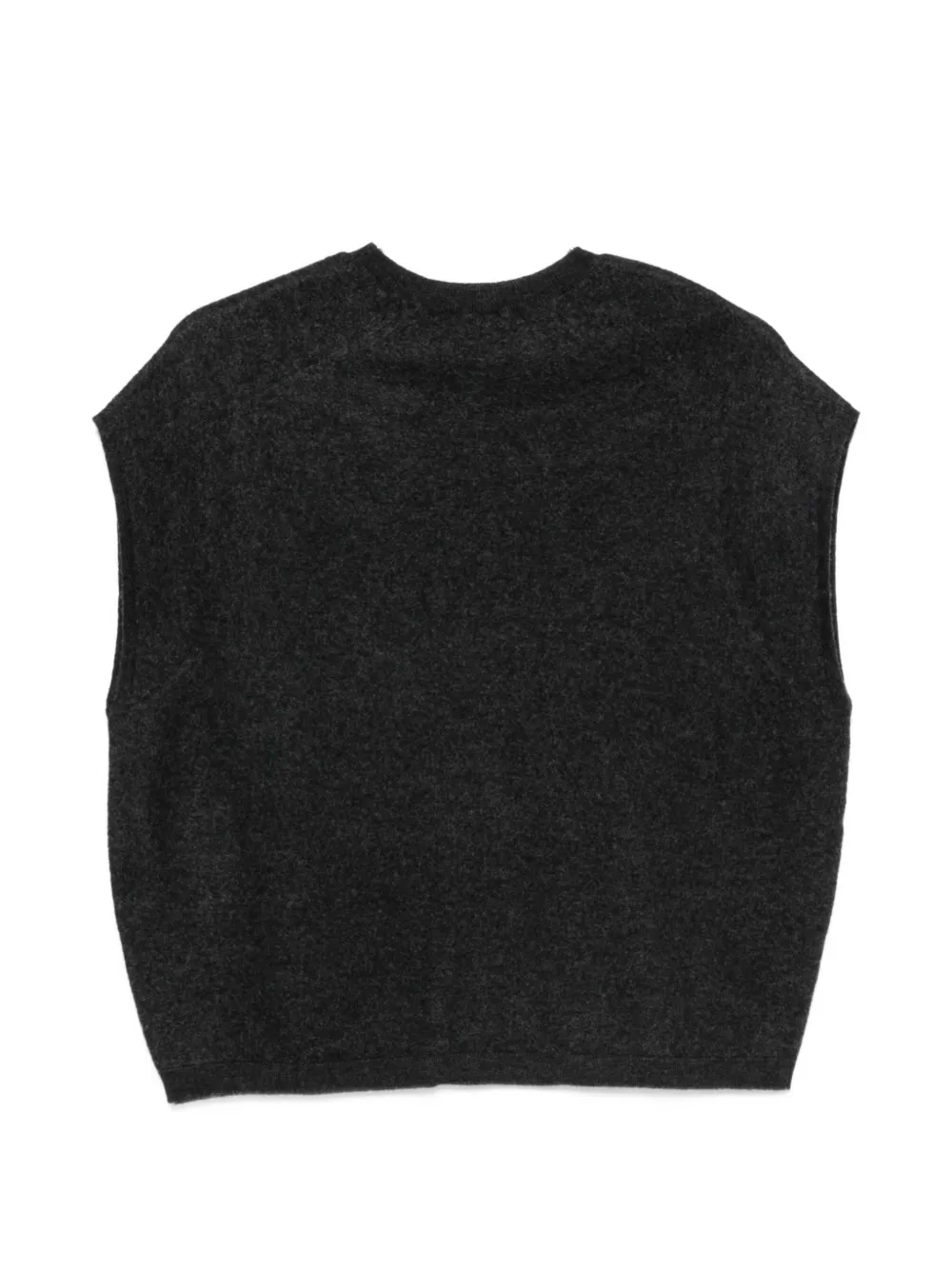 Semicouture Mouwloze sweater Grijs