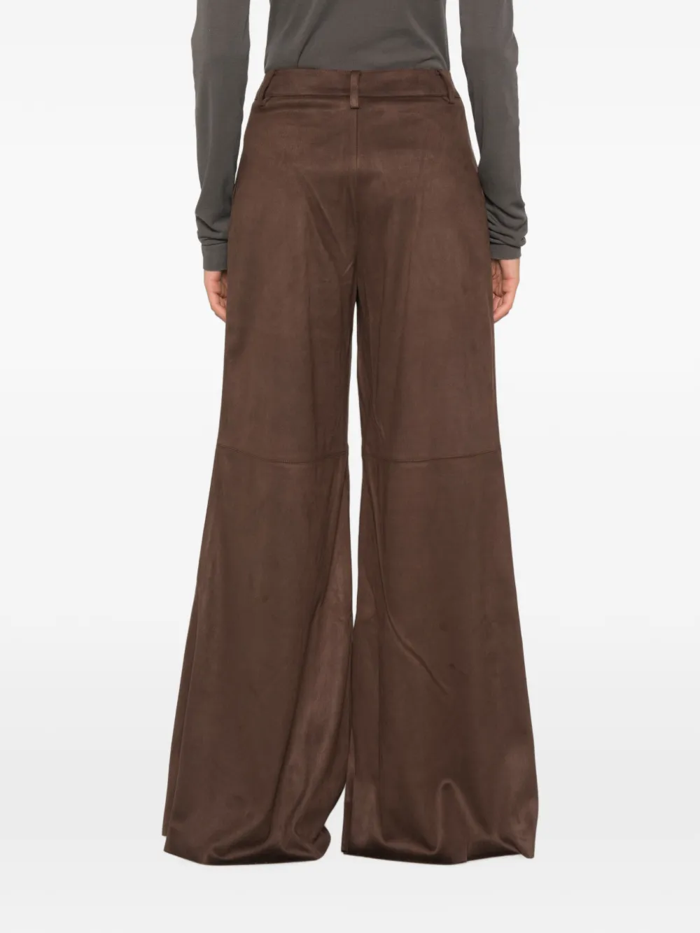 Eleh Broek met verborgen sluiting Bruin