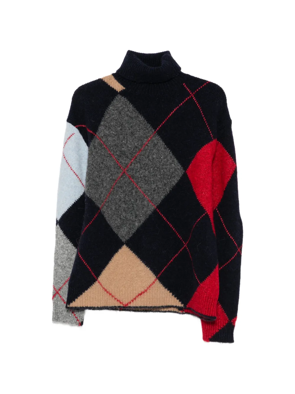 Semicouture argyle-pattern sweater - Blau