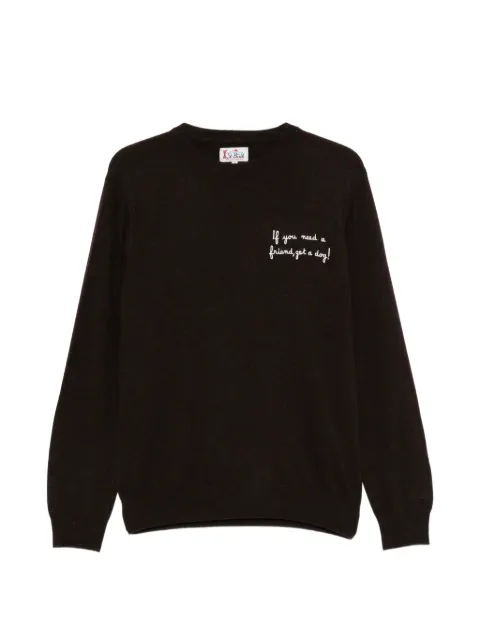 MC2 Saint Barth embroidered-detail crew-neck sweater