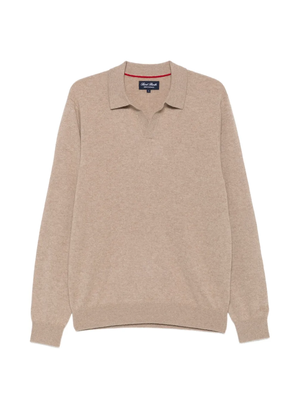 MC2 Saint Barth cashmere polo-collar sweater