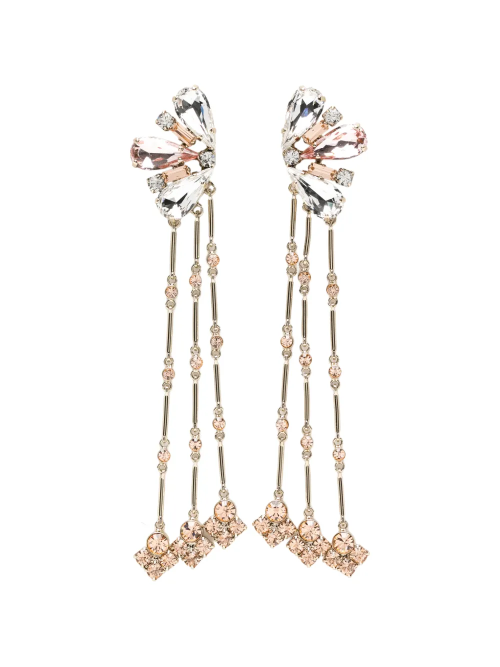 Rabanne boucles d'oreilles serties de cristaux Rabanne boucles d'oreilles serties de cristaux