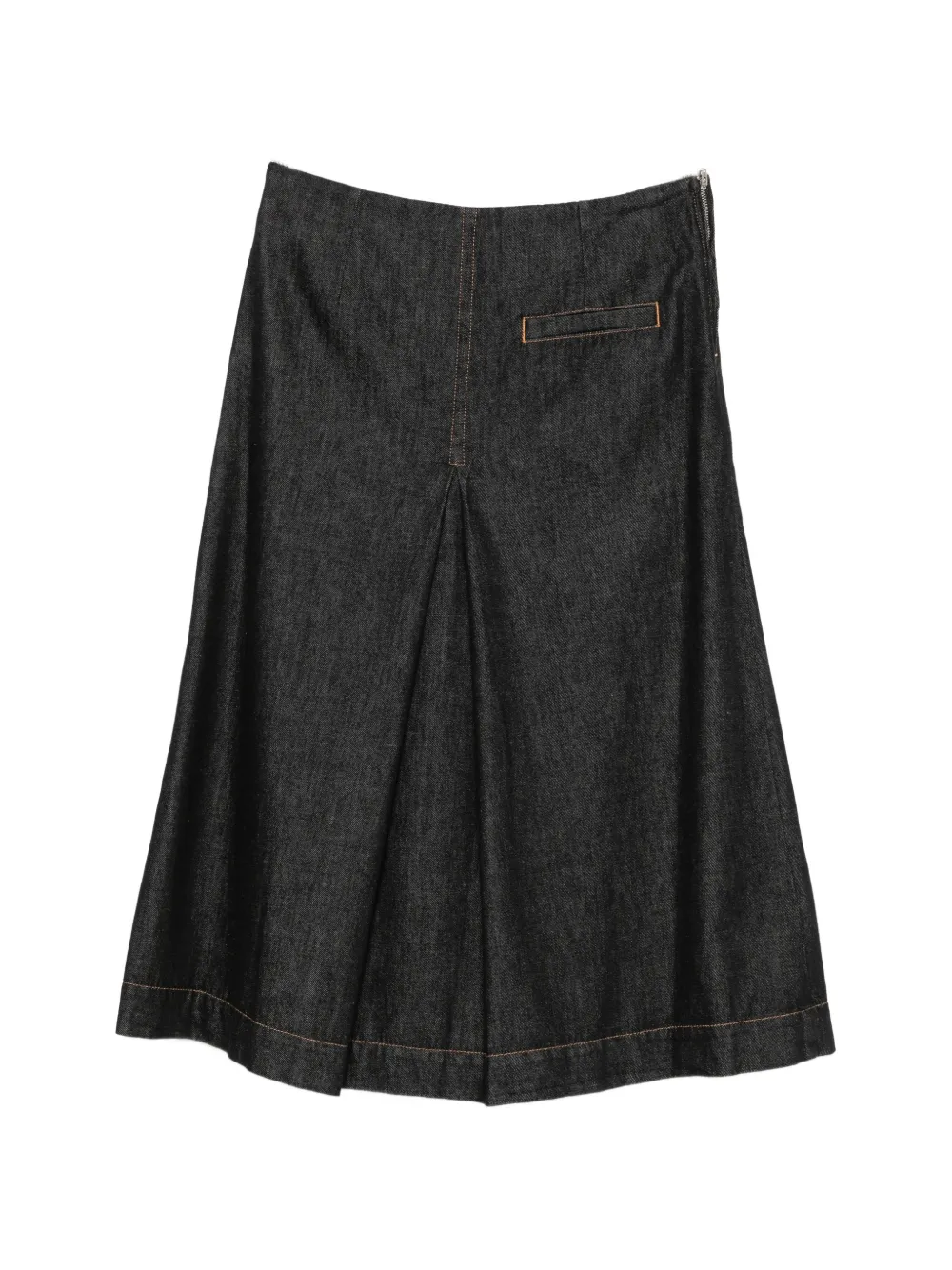 Semicouture Midi-rok met ceintuur Zwart