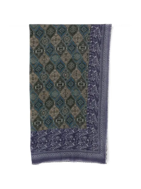 SGOMBERO CANTINE paisley-print floral-print scarf