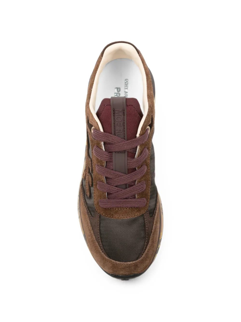 Premiata Moe Run panelled sneakers Bruin