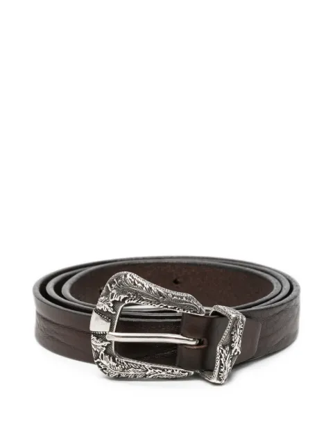ALBERTO LUTI western-style leather belt