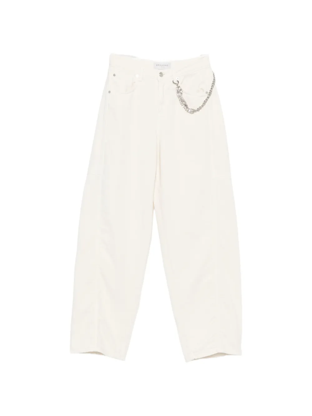 ERMANNO FIRENZE five-pockets chain-link trousers