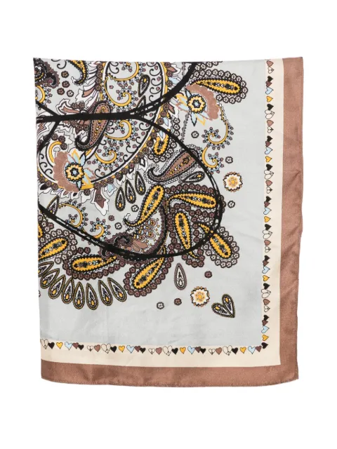 SGOMBERO CANTINE paisley-print silk scarf