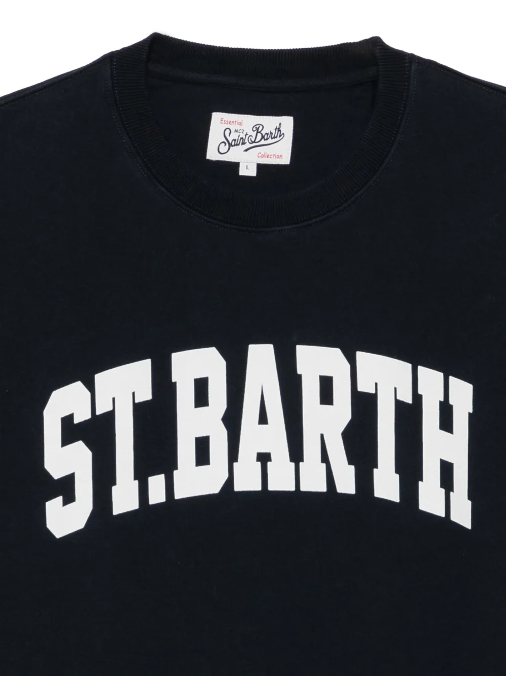 MC2 Saint Barth Soho katoenen sweater met St. Barth-print Blauw