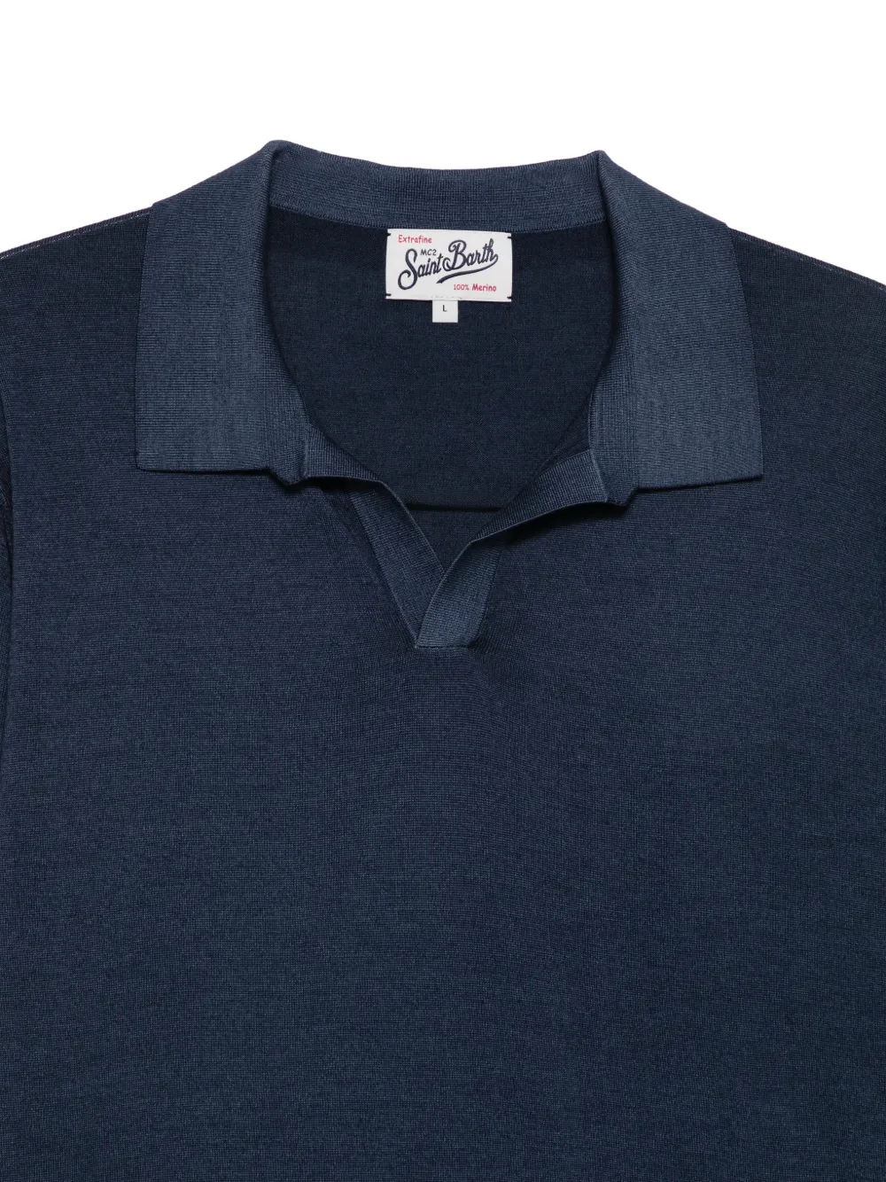 MC2 Saint Barth Polotrui met lange mouwen Blauw