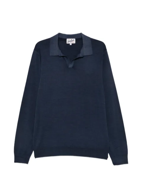 MC2 Saint Barth long-sleeve polo sweater