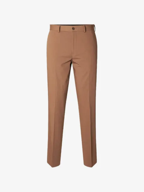 SELECTED belt-loops slim-fit trousers