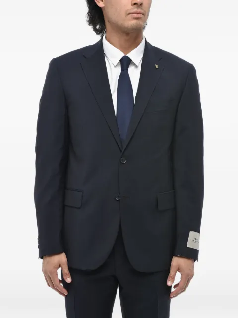 Corneliani single-breasted mohair-blend suit