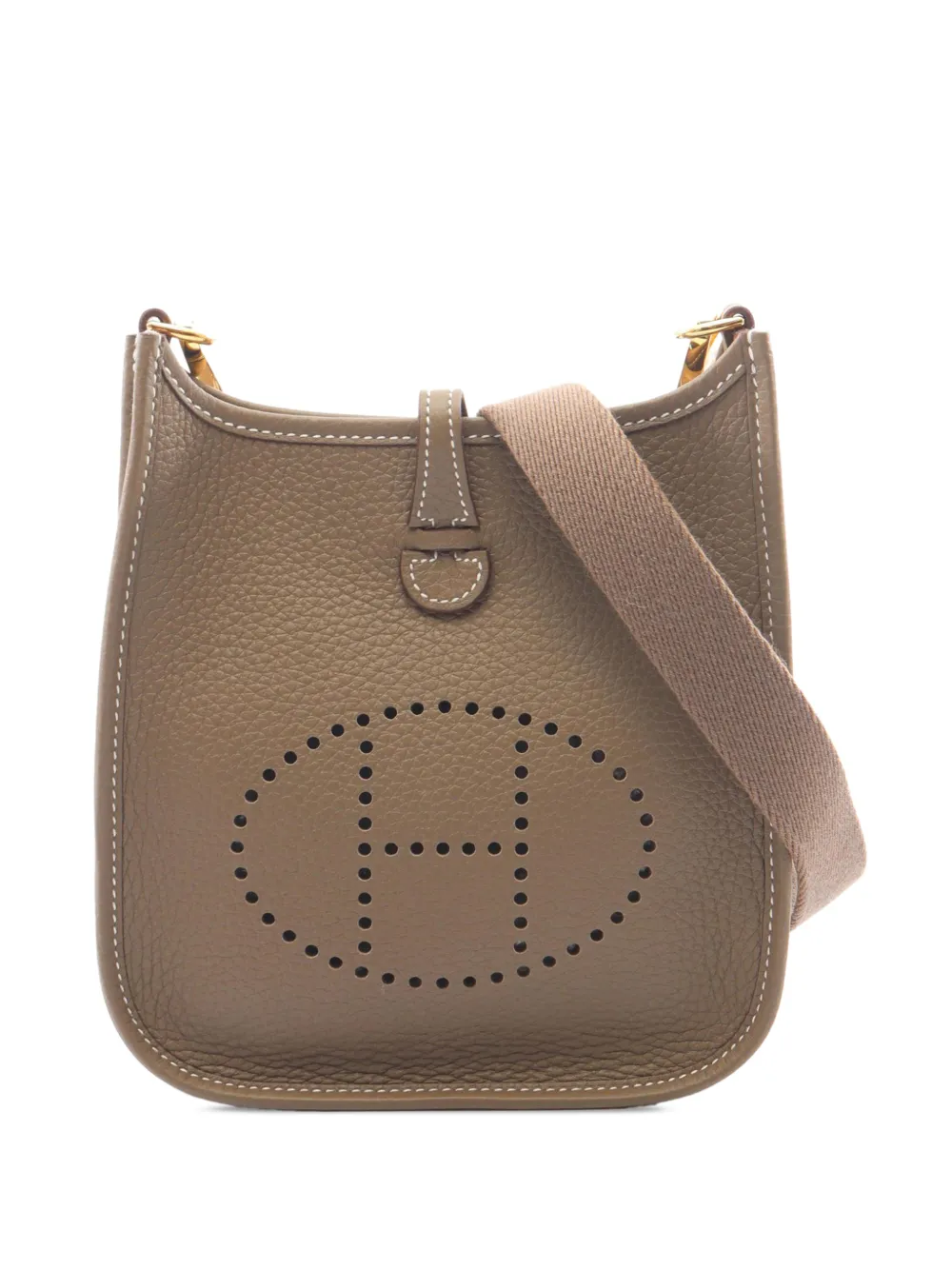 Hermès Pre-Owned 2025 Clemence Evelyne Amazone Umhängetasche 16cm - Braun