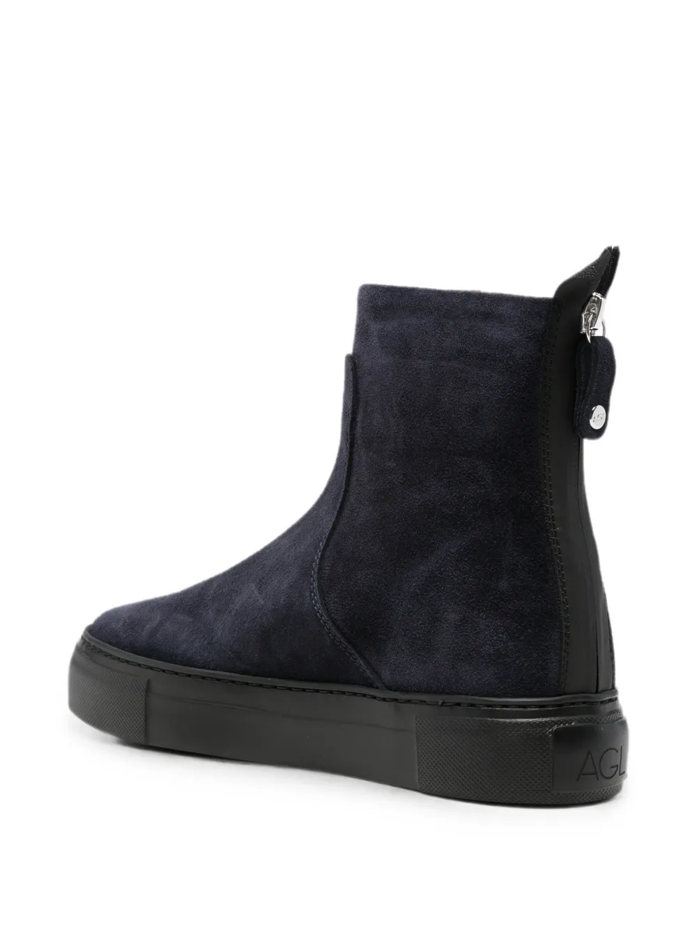 AGL Meghan rear-zip boots Blauw