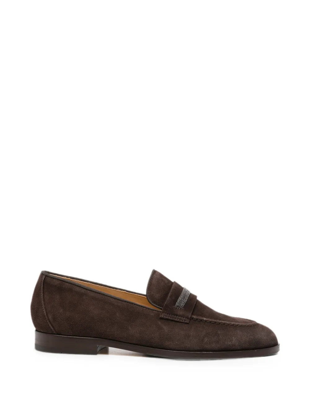 Doucal's Eleanor bead-embellished loafers Bruin