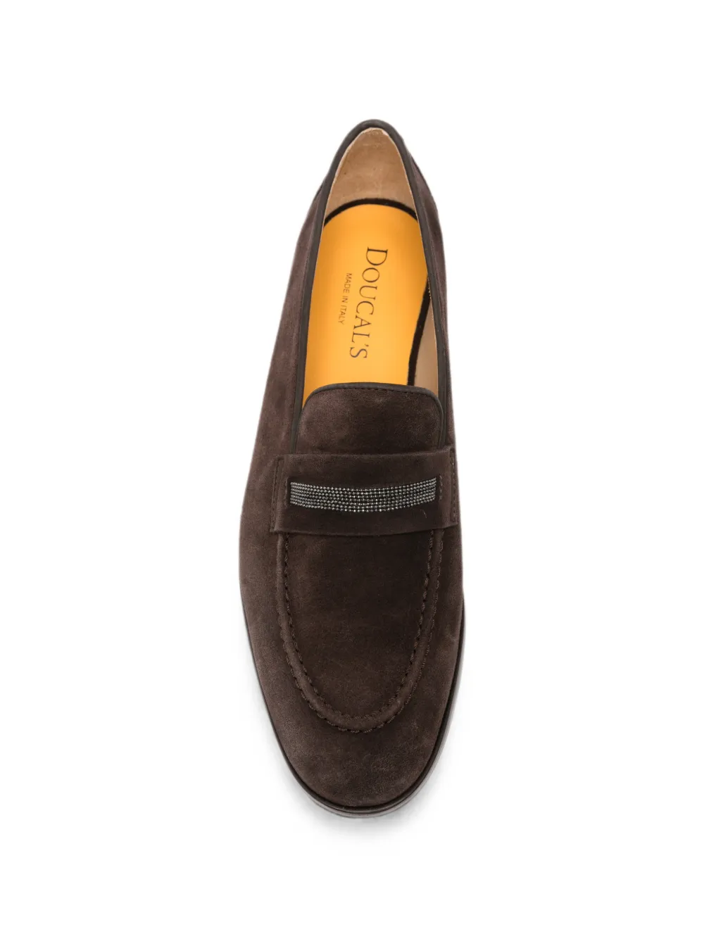 Doucal's Eleanor bead-embellished loafers Bruin