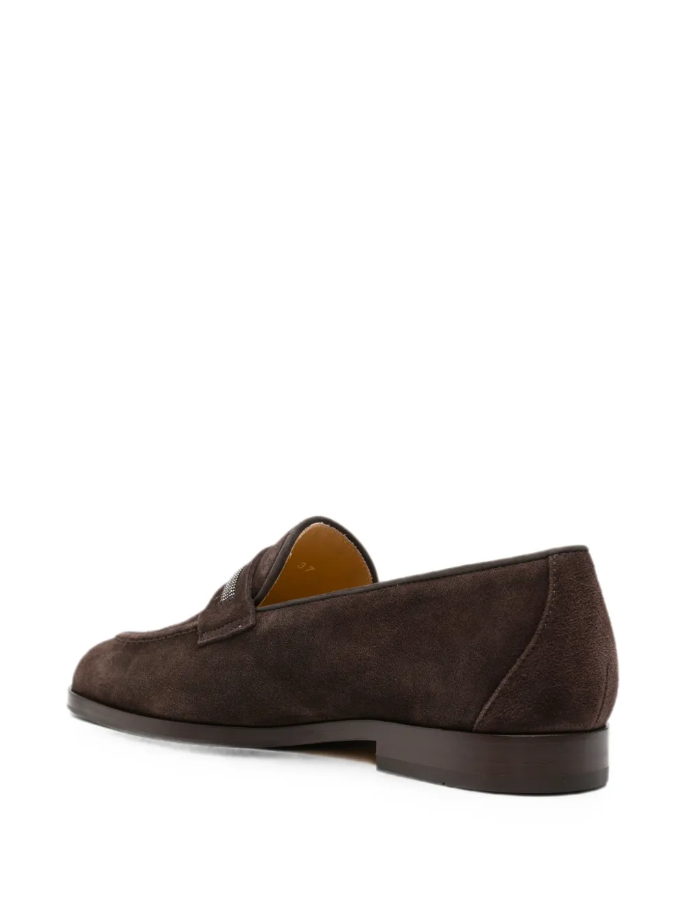 Doucal's Eleanor bead-embellished loafers Bruin