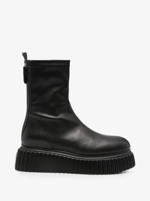 AGL platform-heel ankle boots