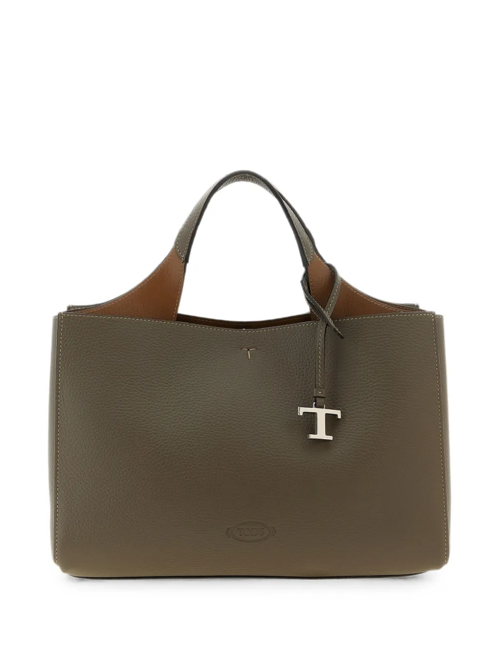 Tod's T Timeless leather tote bag - Grey