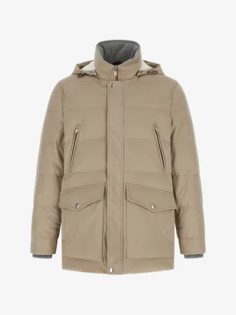 Brunello Cucinelli parka capitonada con capucha