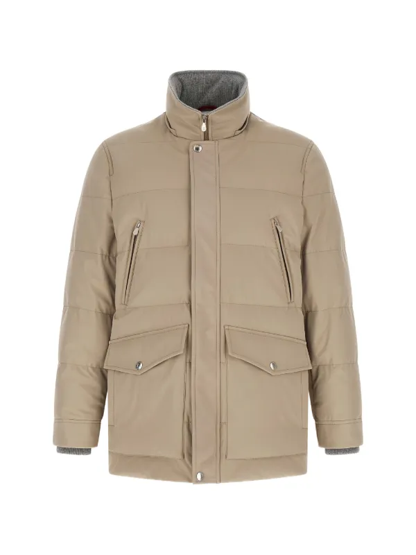 Brunello Cucinelli ナイロン フーデッドパーカー コート Brunello Cucinelli Quilted Hooded Parka | Neutrals | FARFETCH