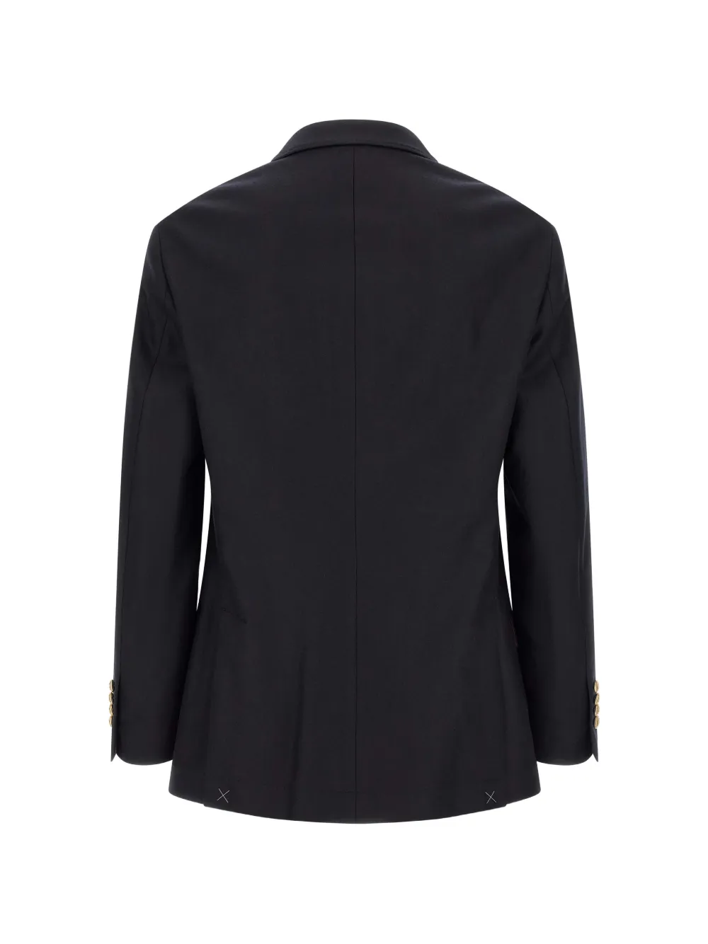 Brunello Cucinelli Blazer met dubbele rij knopen Blauw