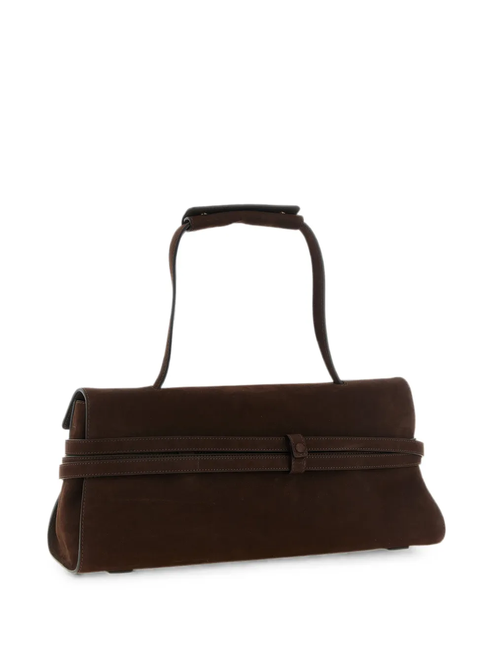 Moschino Tie Me schoudertas met gespdetail Bruin