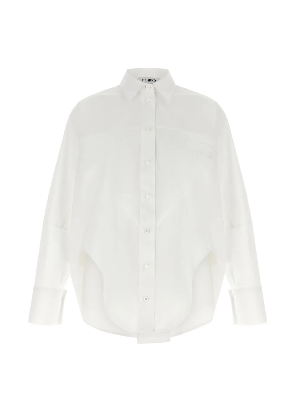 The Attico long-sleeve shirt - Bianco