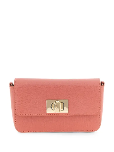 Furla Mini 1927 grain-finish leather crossbody bag