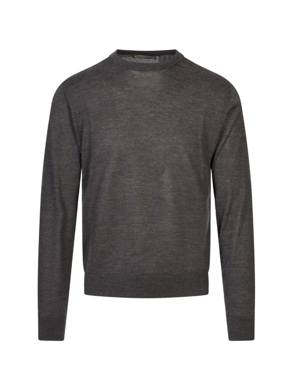 Canali crew-neck long-sleeve sweater - Grigio